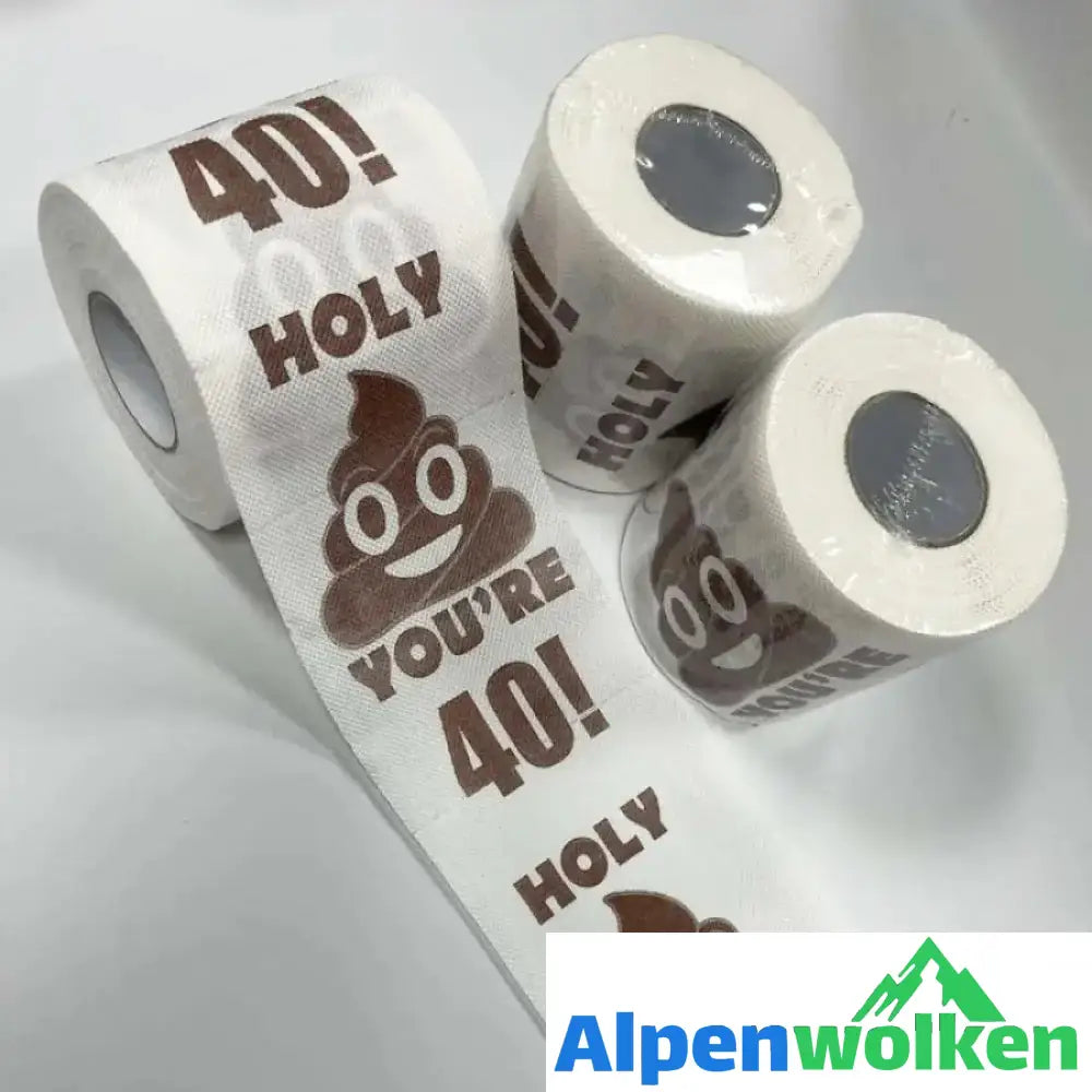 Alpenwolken - 🧻Lustiges Dekoratives Toilettenpapier 40