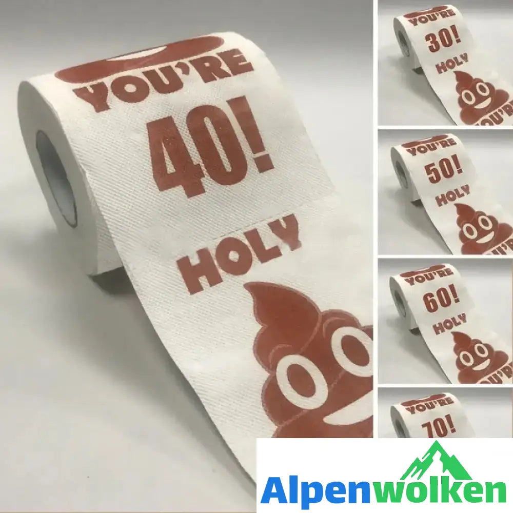 Alpenwolken - 🧻Lustiges Dekoratives Toilettenpapier