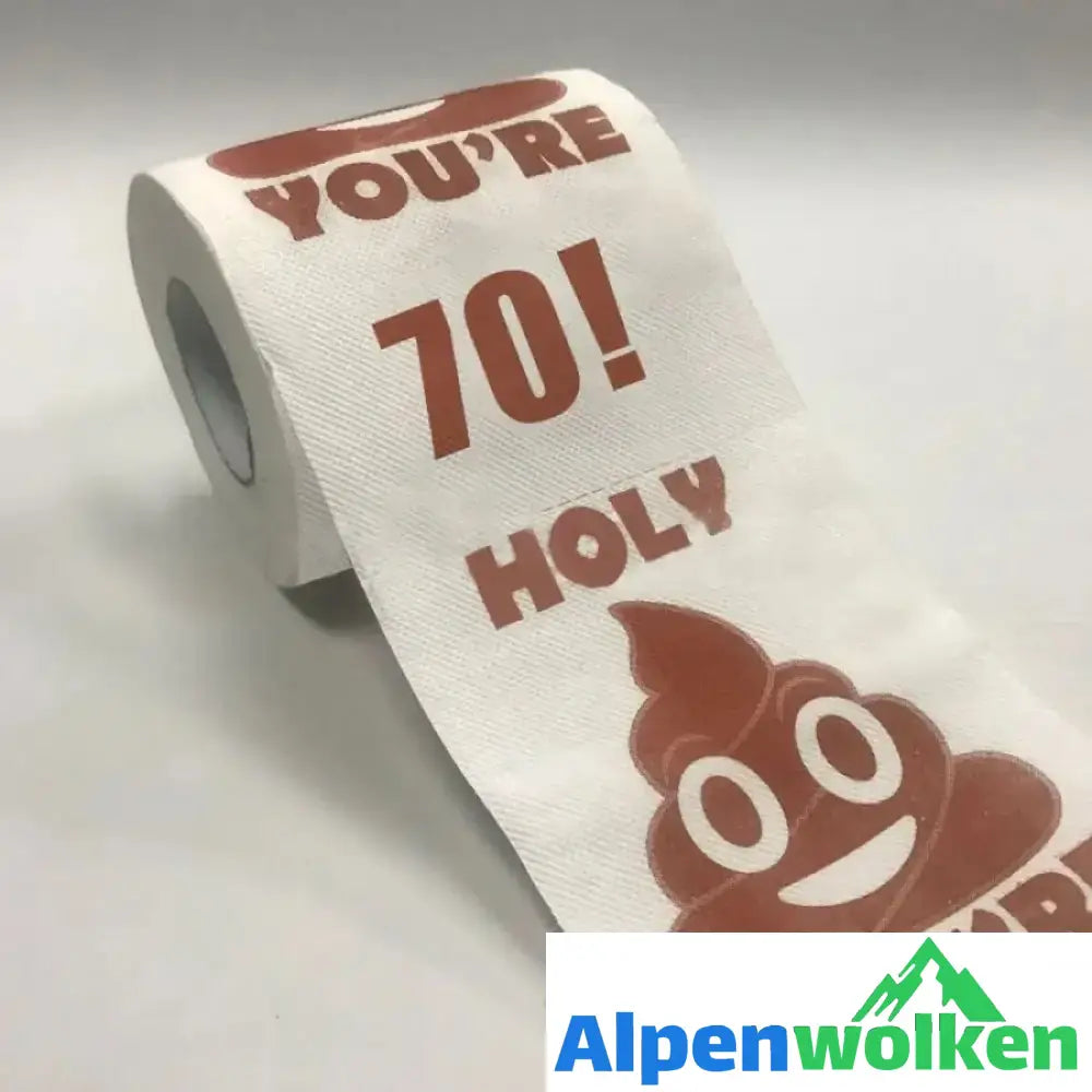 Alpenwolken - 🧻Lustiges Dekoratives Toilettenpapier 70