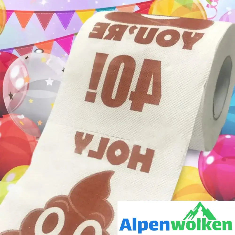 Alpenwolken - 🧻Lustiges Dekoratives Toilettenpapier