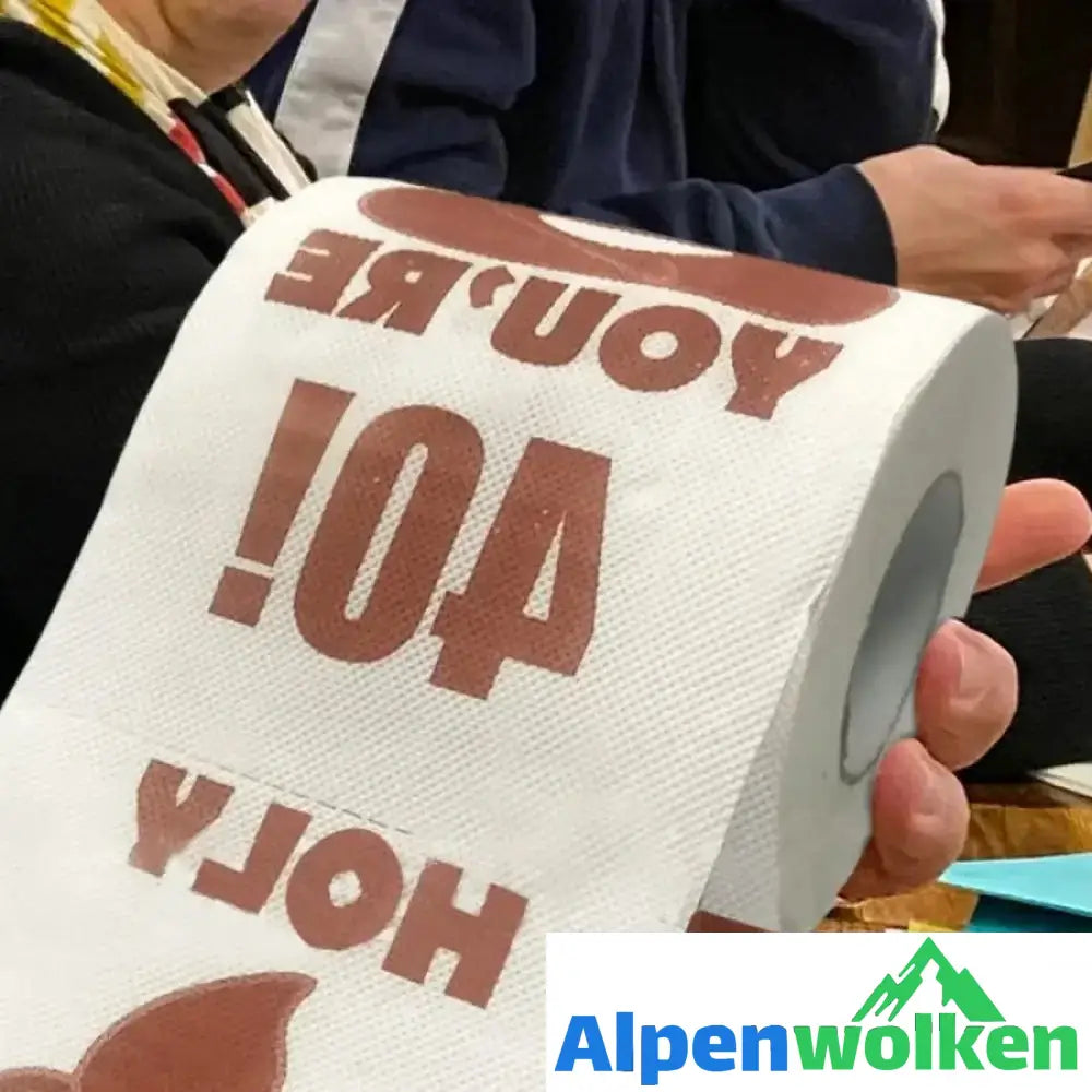 Alpenwolken - 🧻Lustiges Dekoratives Toilettenpapier