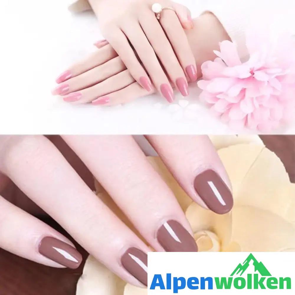 Alpenwolken - Luxuriöses Gel-Nagel-Set