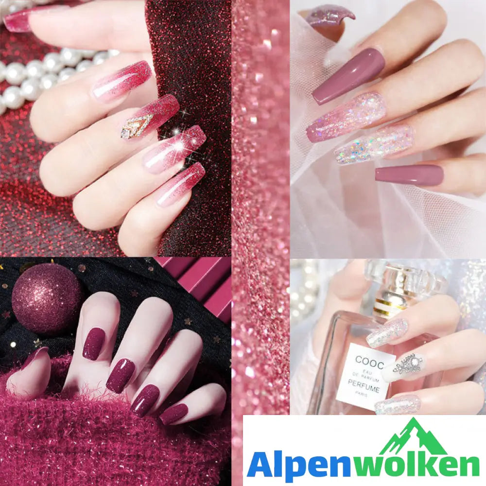 Alpenwolken - Luxuriöses Gel-Nagel-Set