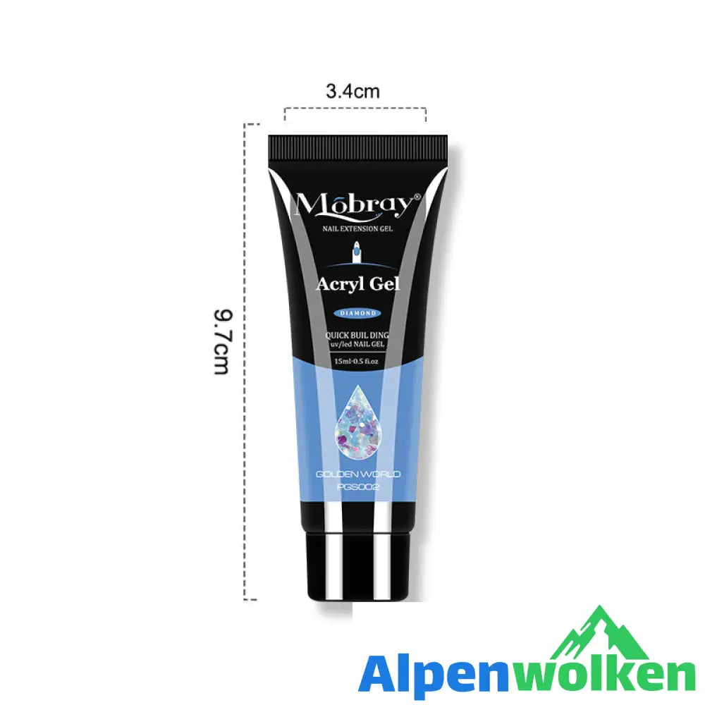 Alpenwolken - Luxuriöses Gel-Nagel-Set