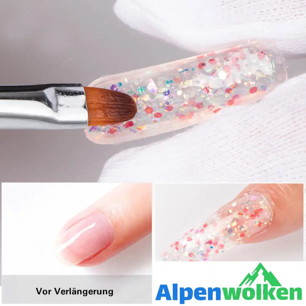 Alpenwolken - Luxuriöses Gel-Nagel-Set