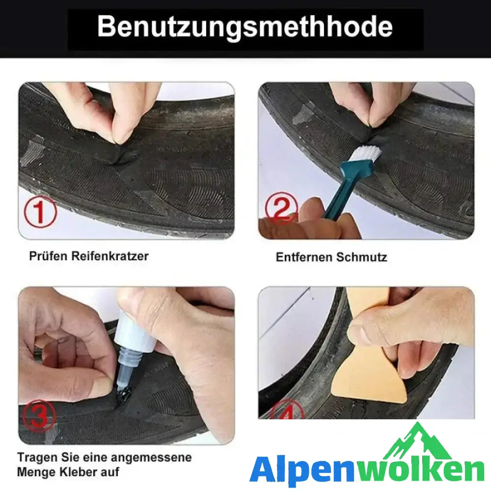 Alpenwolken - Mächtiger Reifenreparaturkleber