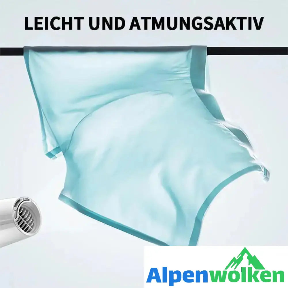 Alpenwolken - Männliche atmungsaktive Unterhose aus Eisseide