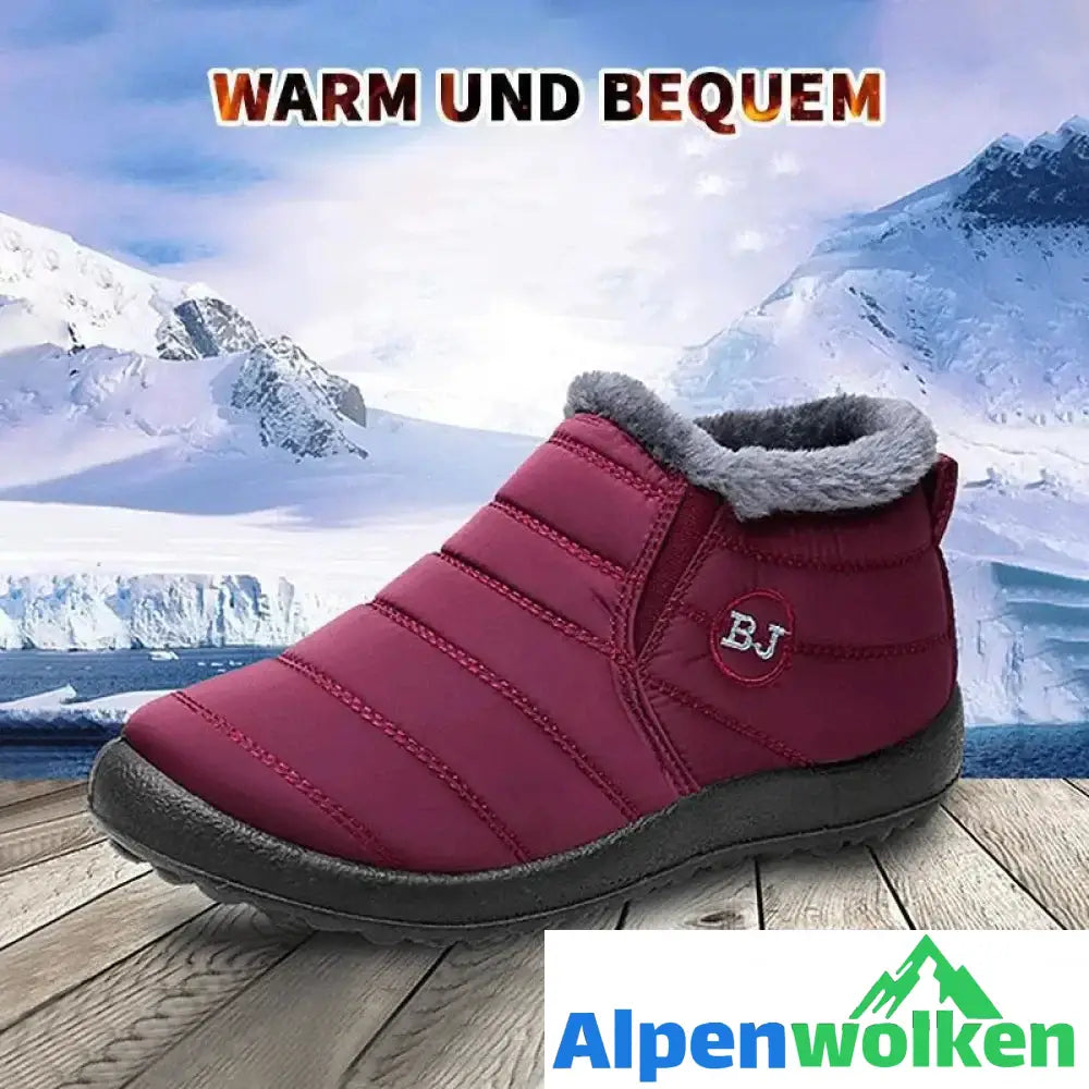 Alpenwolken - Männliche und weibliche Paare Schneeschuhe