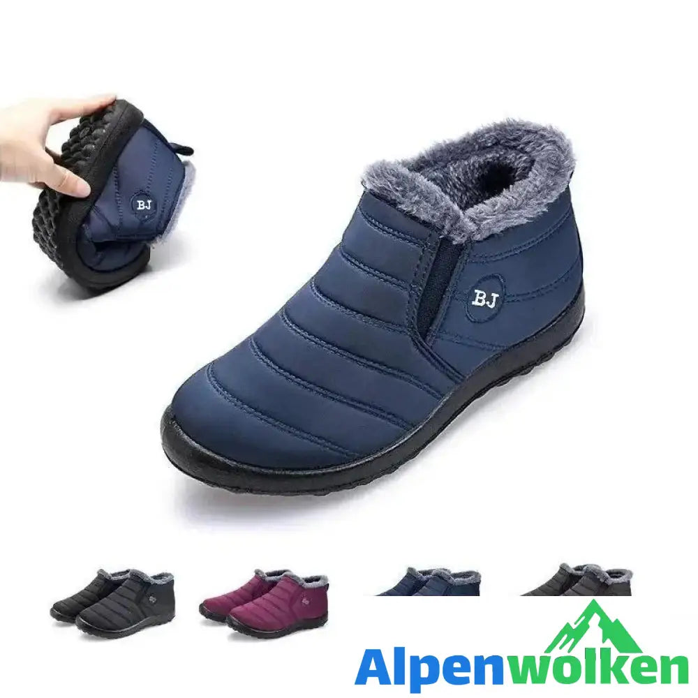 Alpenwolken - Männliche und weibliche Paare Schneeschuhe