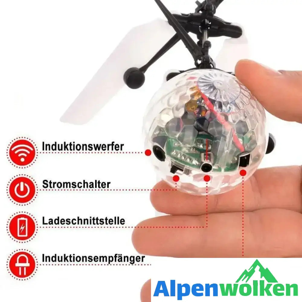 Alpenwolken - Magischer Fliegender & Glühender Ball