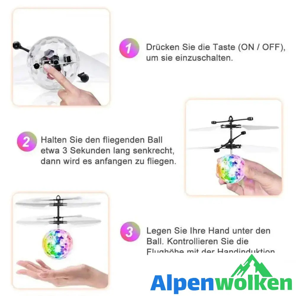 Alpenwolken - Magischer Fliegender & Glühender Ball