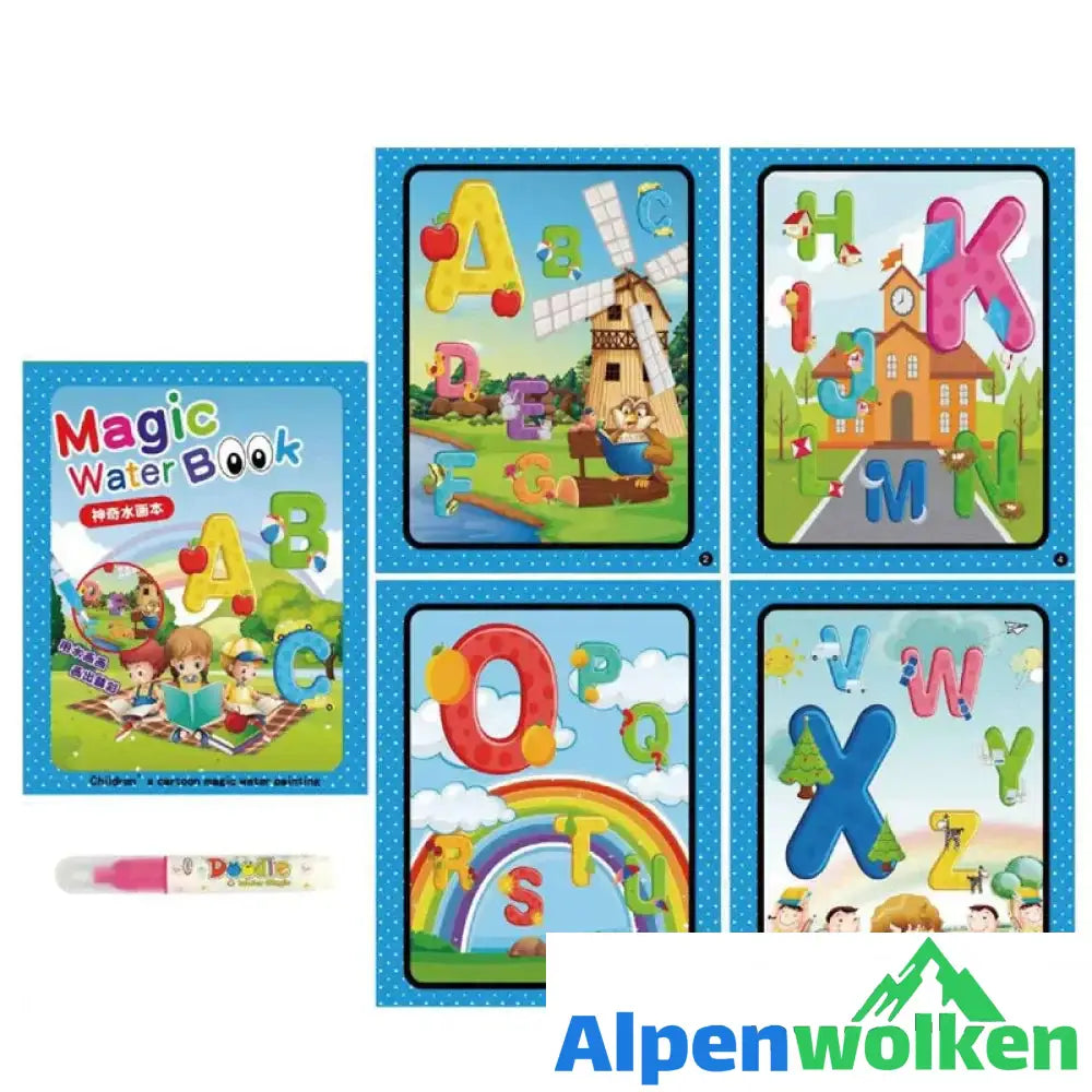 Alpenwolken - Magisches Wasserbilderbuch Für Kinder