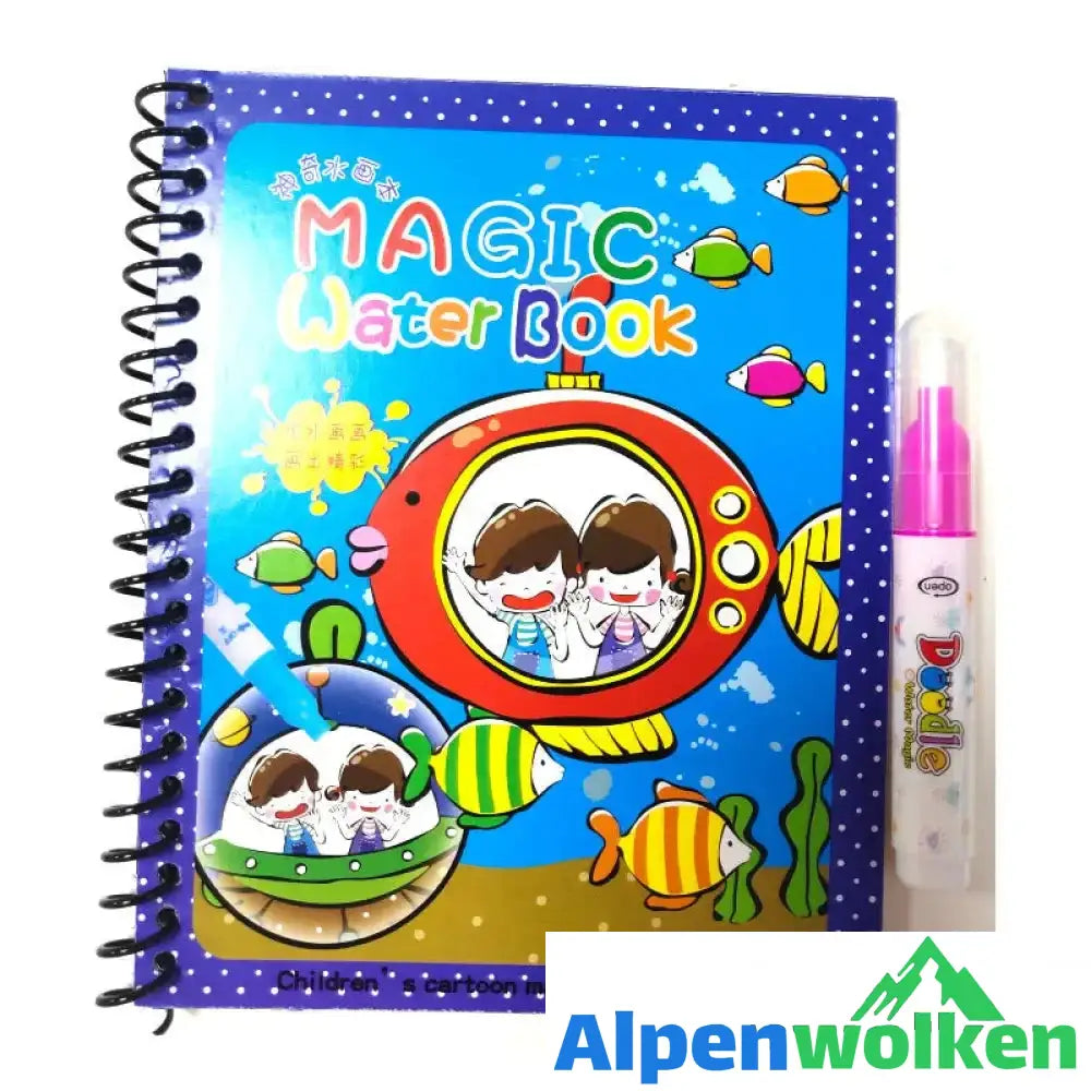 Alpenwolken - Magisches Wasserbilderbuch Für Kinder