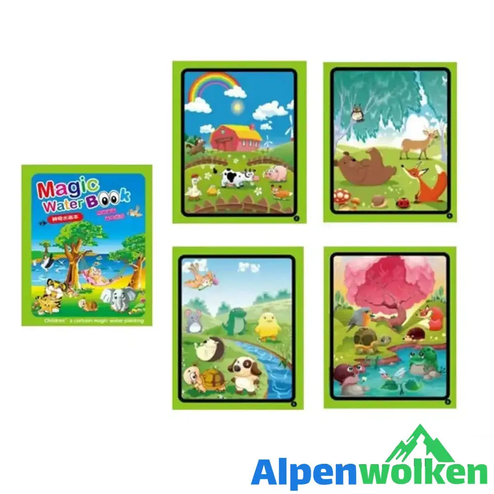 Alpenwolken - Magisches Wasserbilderbuch Für Kinder