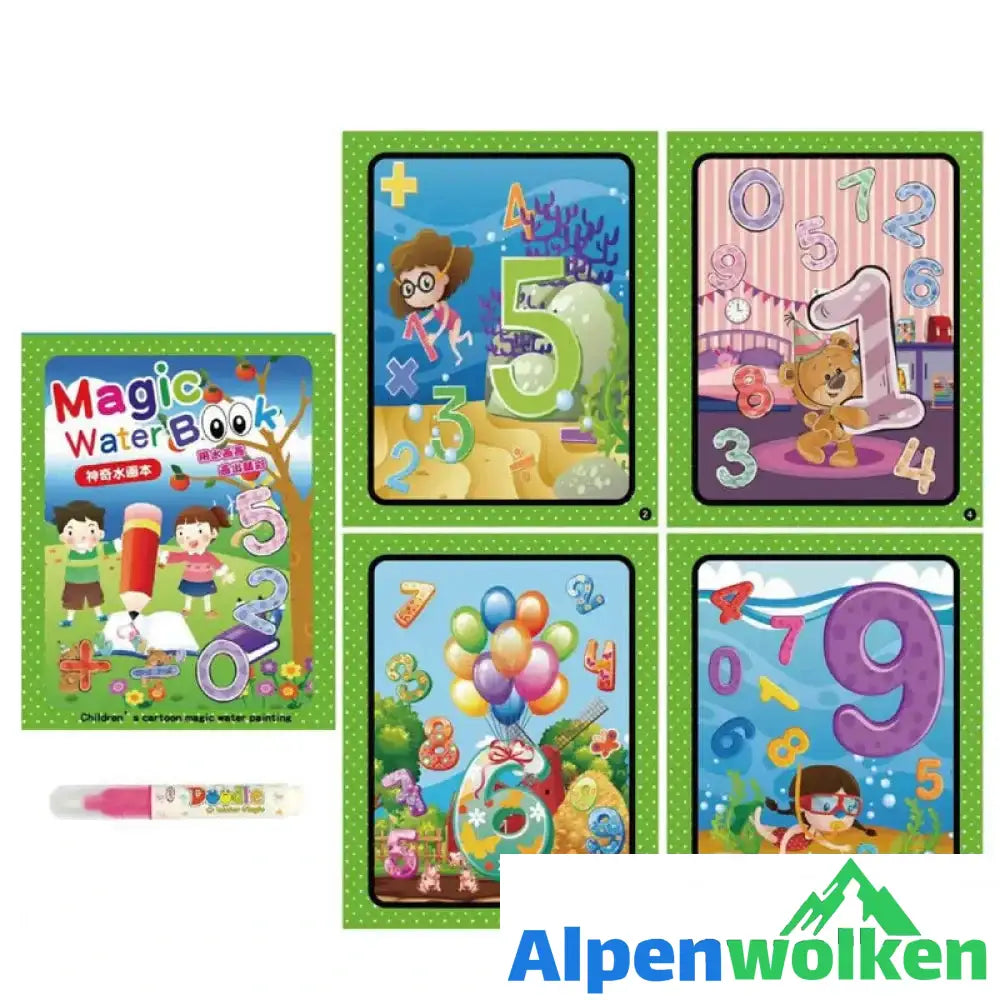 Alpenwolken - Magisches Wasserbilderbuch Für Kinder