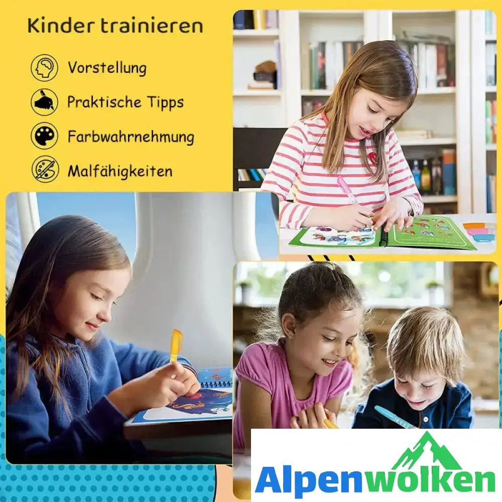 Alpenwolken - Magisches Wasserbilderbuch Für Kinder