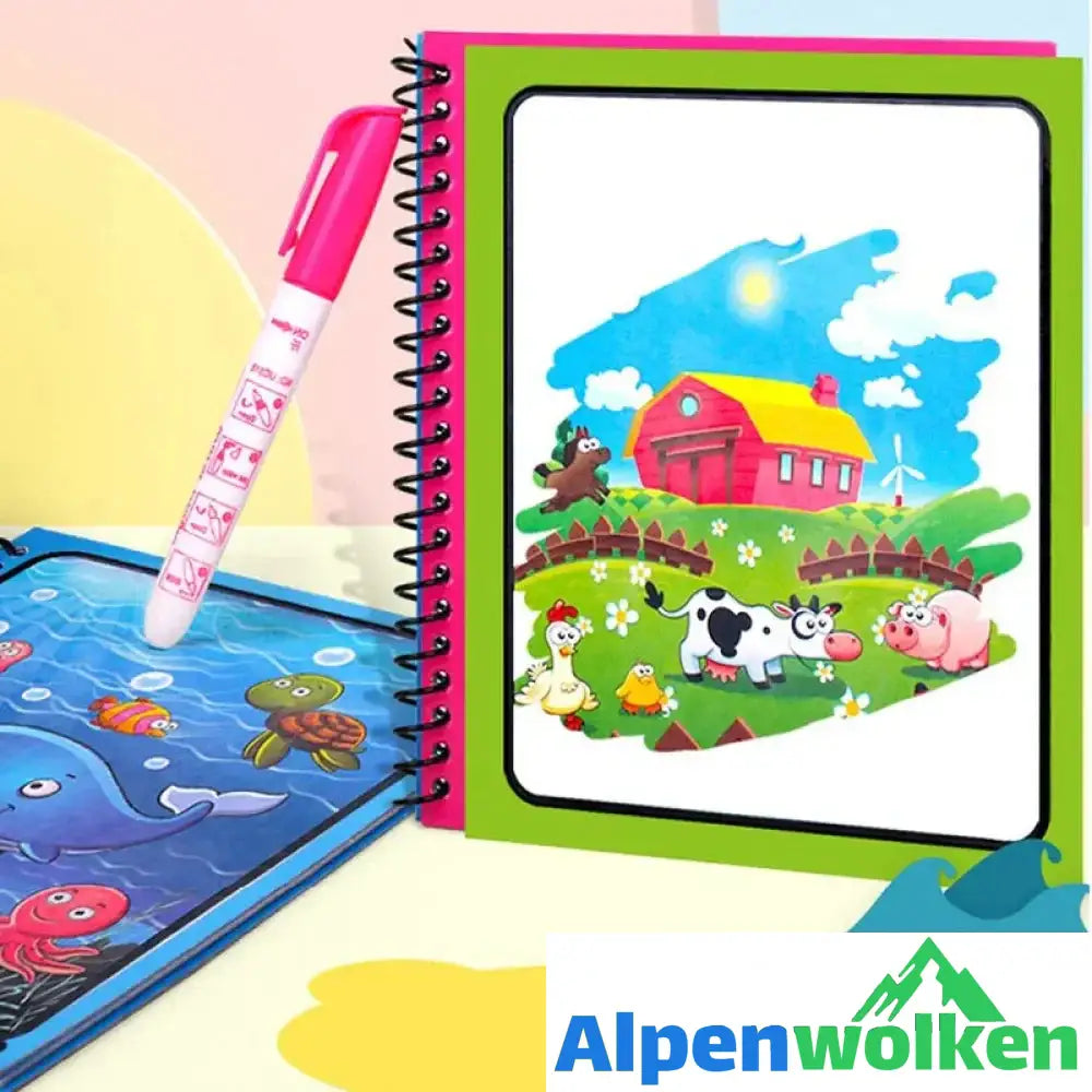 Alpenwolken - Magisches Wasserbilderbuch Für Kinder