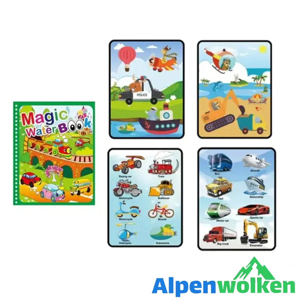 Alpenwolken - Magisches Wasserbilderbuch Für Kinder