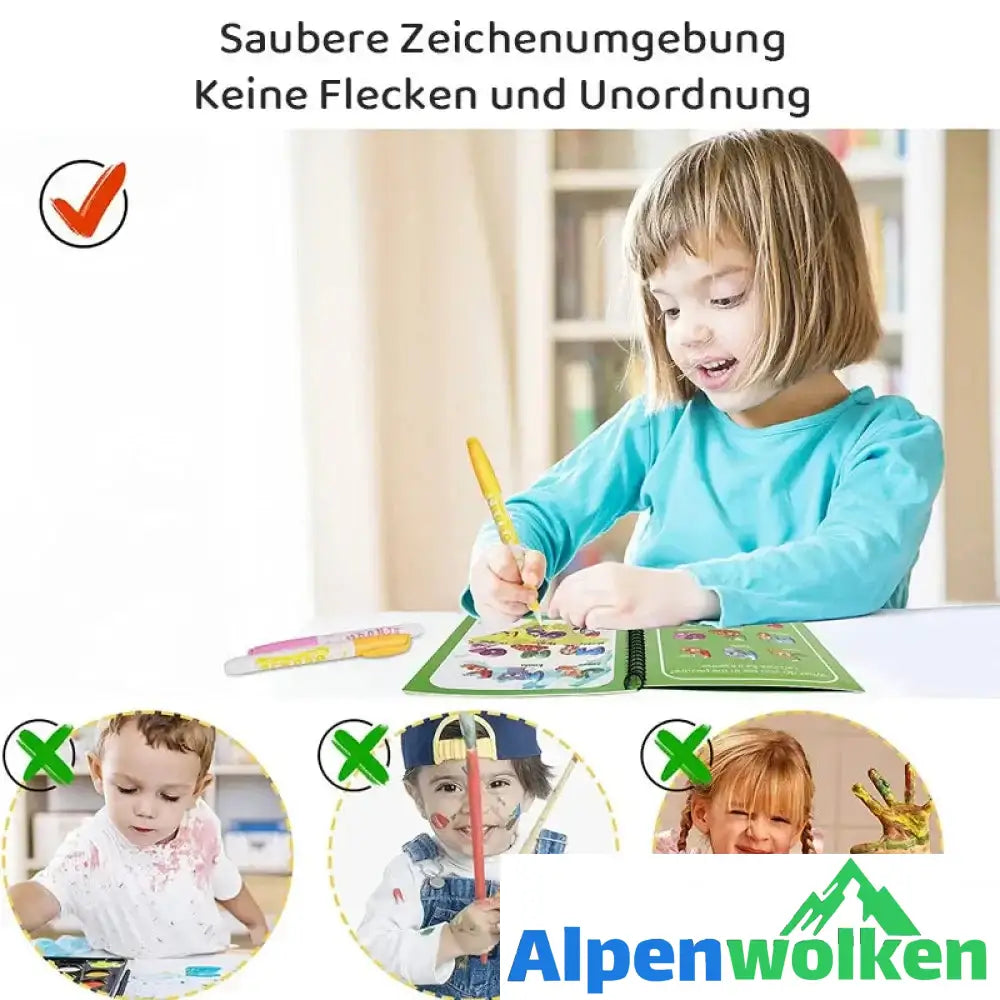 Alpenwolken - Magisches Wasserbilderbuch Für Kinder