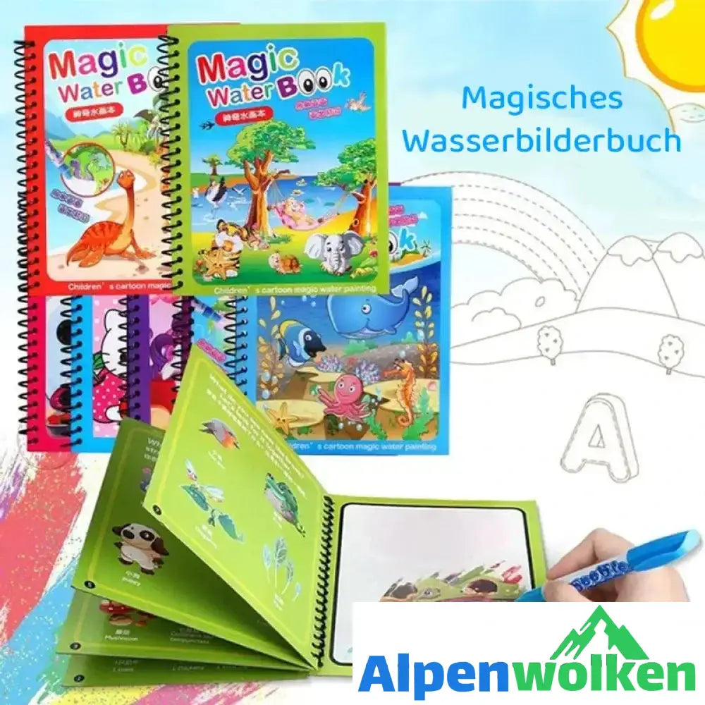 Alpenwolken - Magisches Wasserbilderbuch Für Kinder