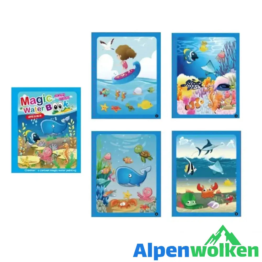 Alpenwolken - Magisches Wasserbilderbuch Für Kinder