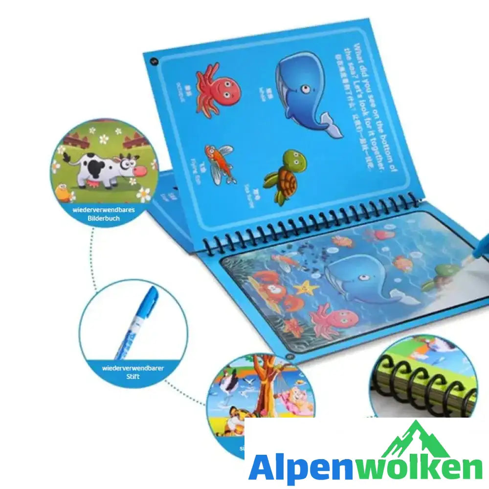 Alpenwolken - Magisches Wasserbilderbuch Für Kinder