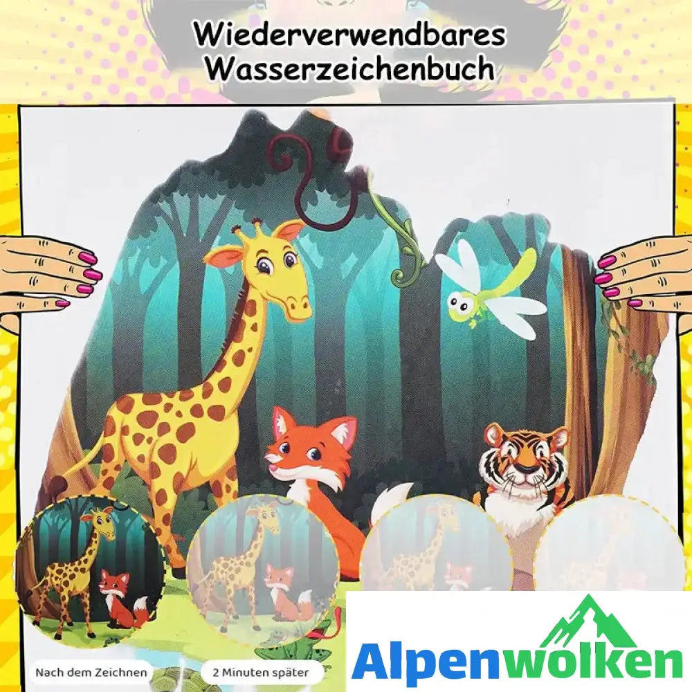 Alpenwolken - Magisches Wasserbilderbuch Für Kinder