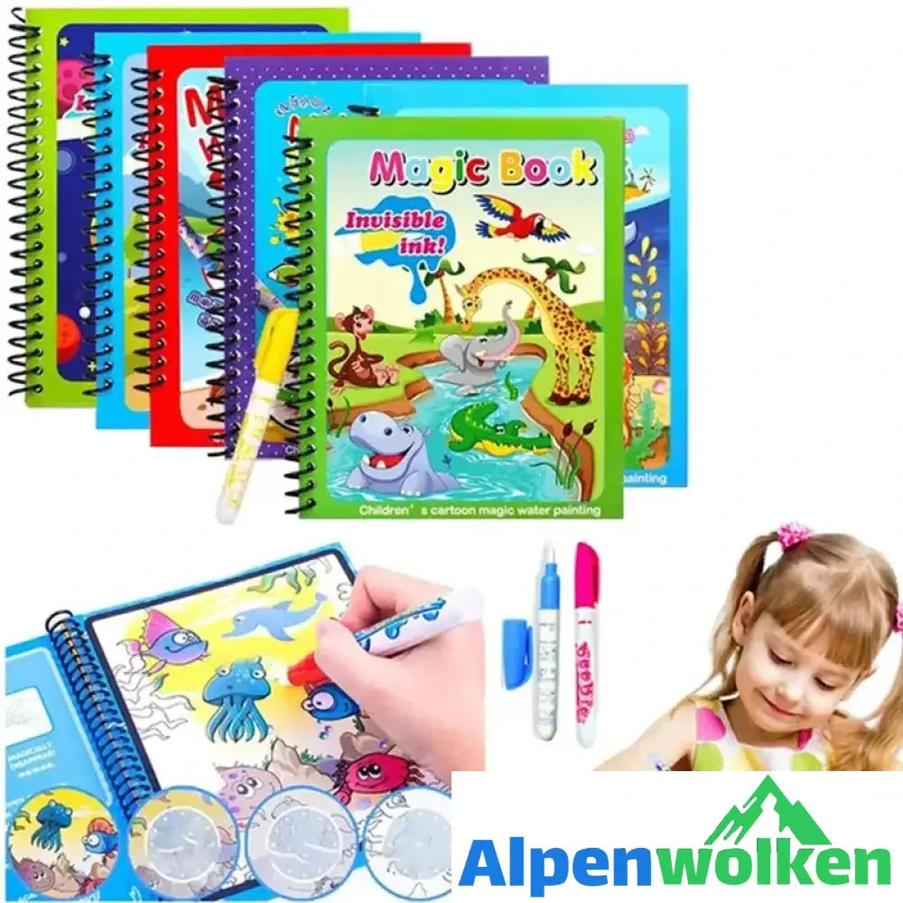 Alpenwolken - Magisches Wasserbilderbuch Für Kinder