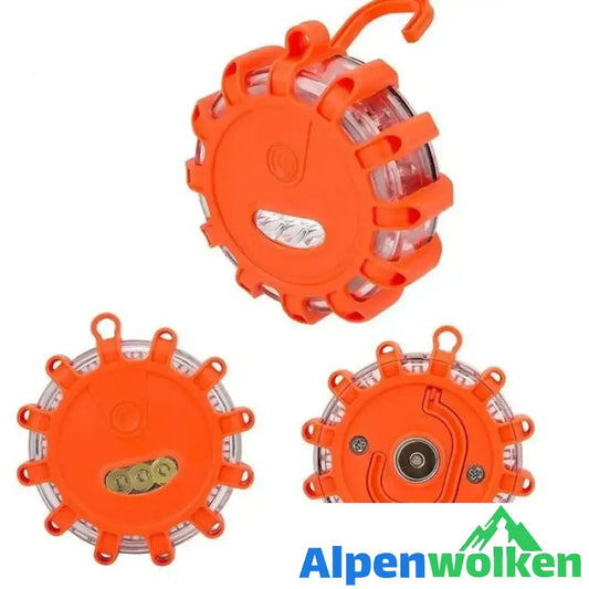 Alpenwolken - Magnetische Auto-Notwarnleuchte