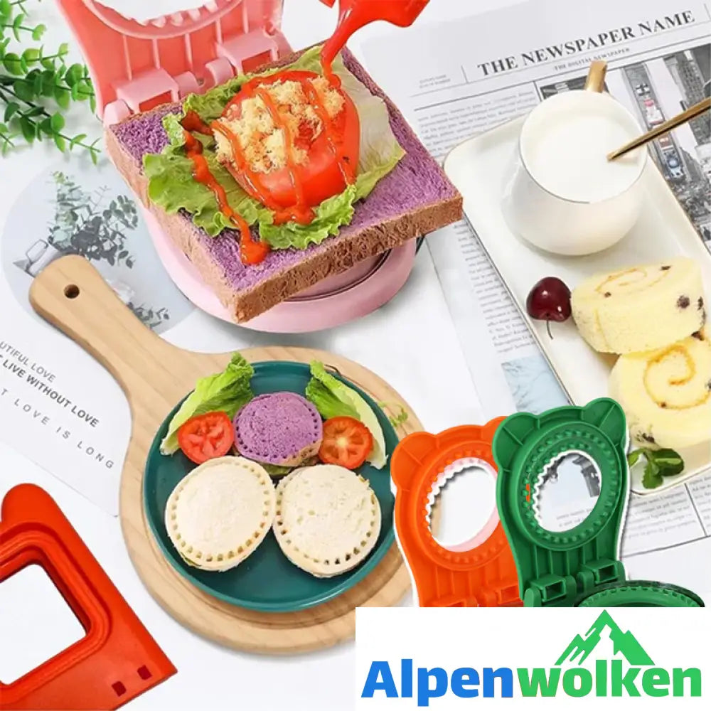 Alpenwolken - Maschine zum Schneiden und Verschließen von Sandwichformen