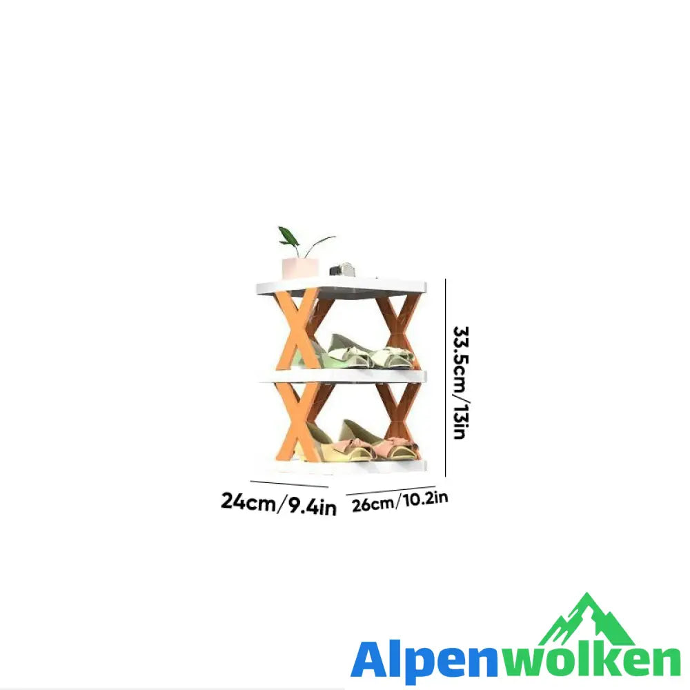 Alpenwolken - Mehrschichtiger Schuhregal-Aufbewahrungsorganisator