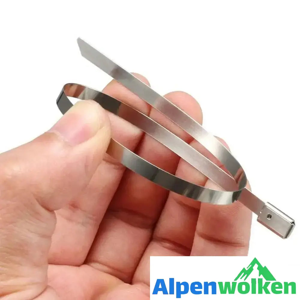 Alpenwolken - Mehrzweck-Kabelbinder aus Metall (100 STÜCK)