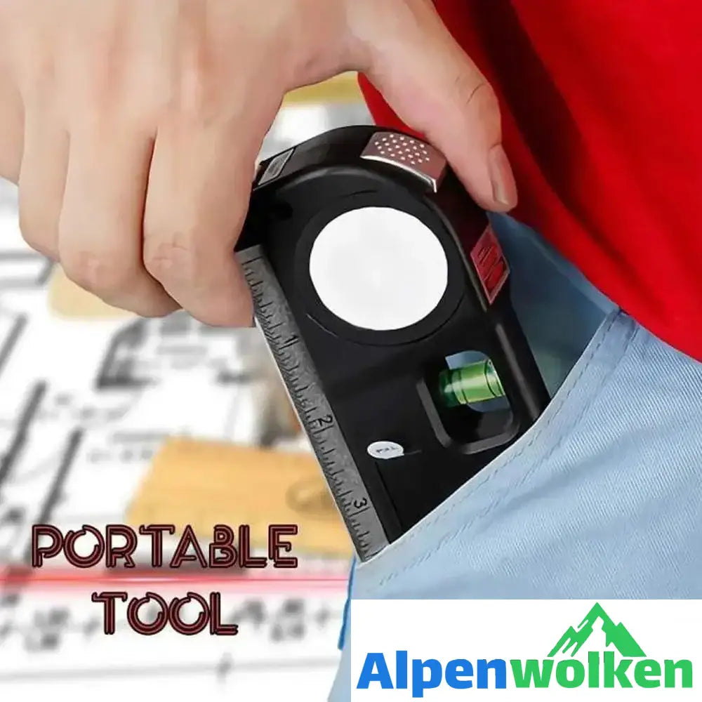 Alpenwolken - Mehrzweck-Laserebene 4-in-1-Lasermesswerkzeug