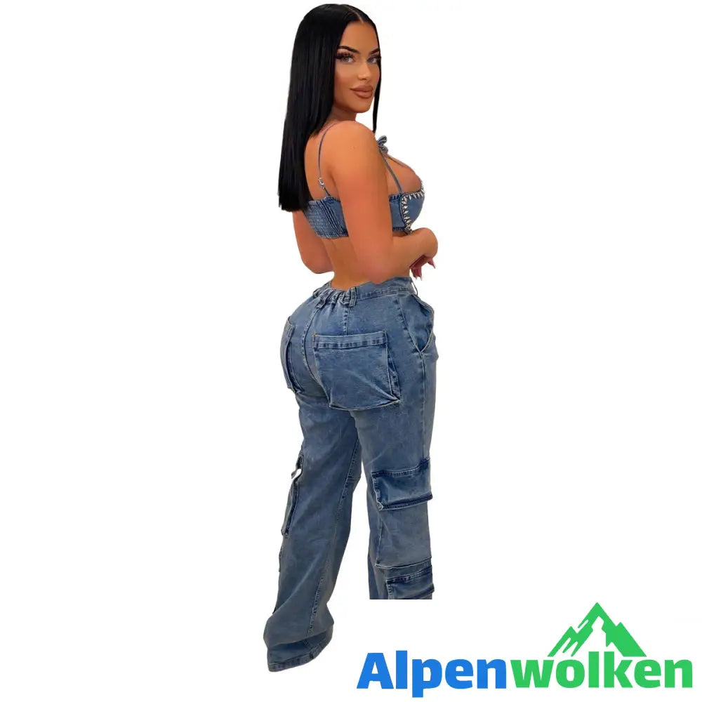 Alpenwolken - Melany Urban Cargo Jeans