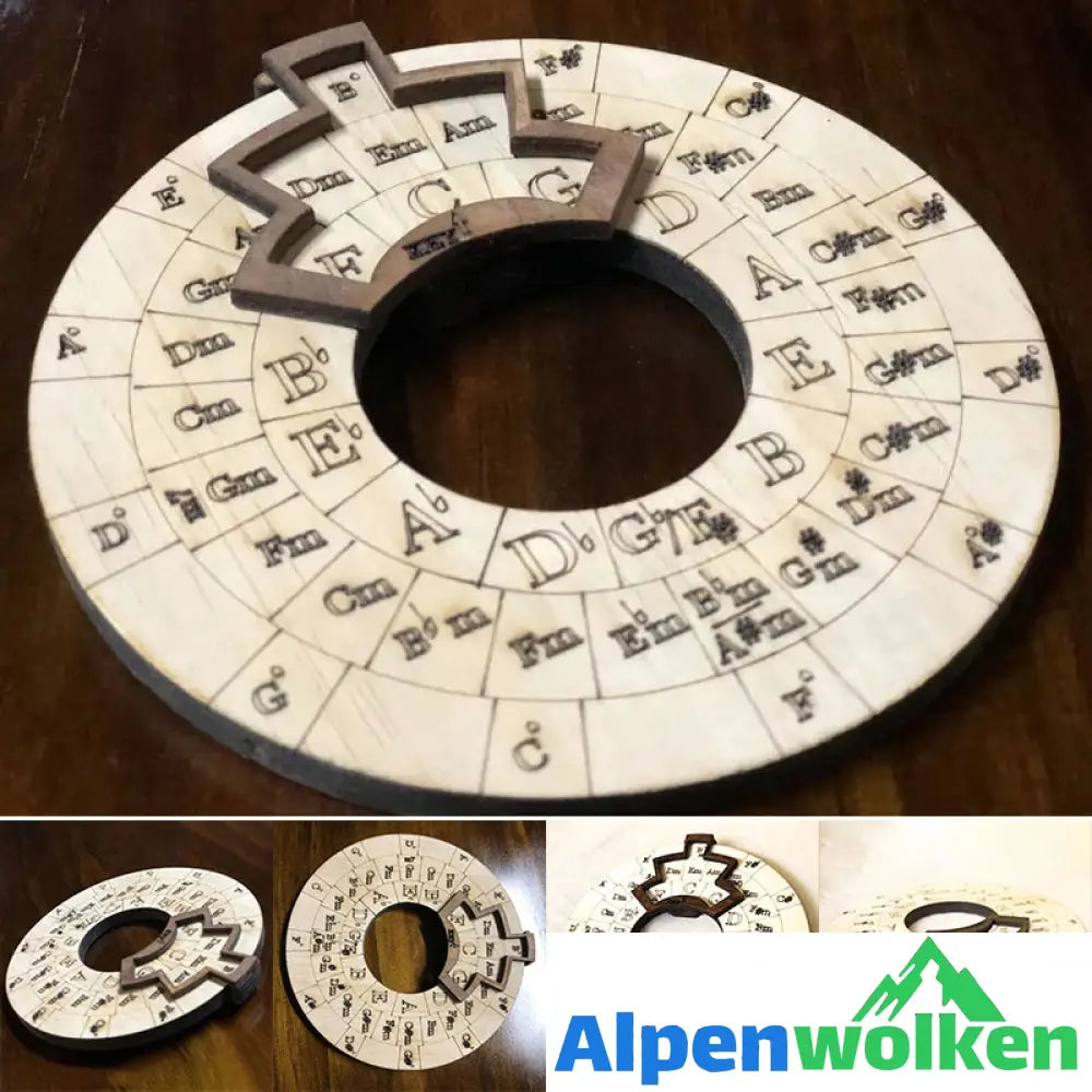 Alpenwolken - Melodiewerkzeug aus Holz