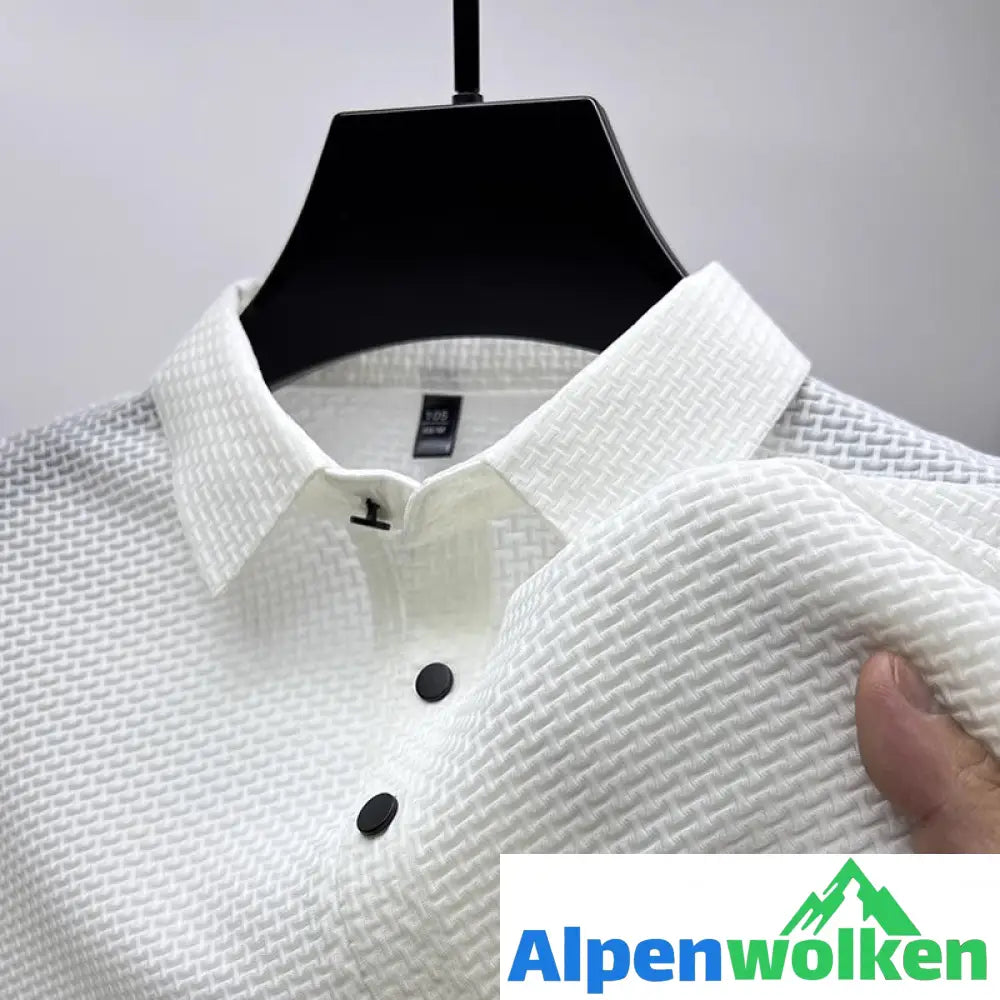 Alpenwolken - Mesh Eisseide Kurzarm T-Shirt