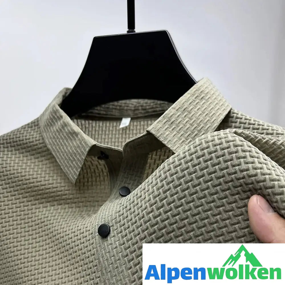 Alpenwolken - Mesh Eisseide Kurzarm T-Shirt