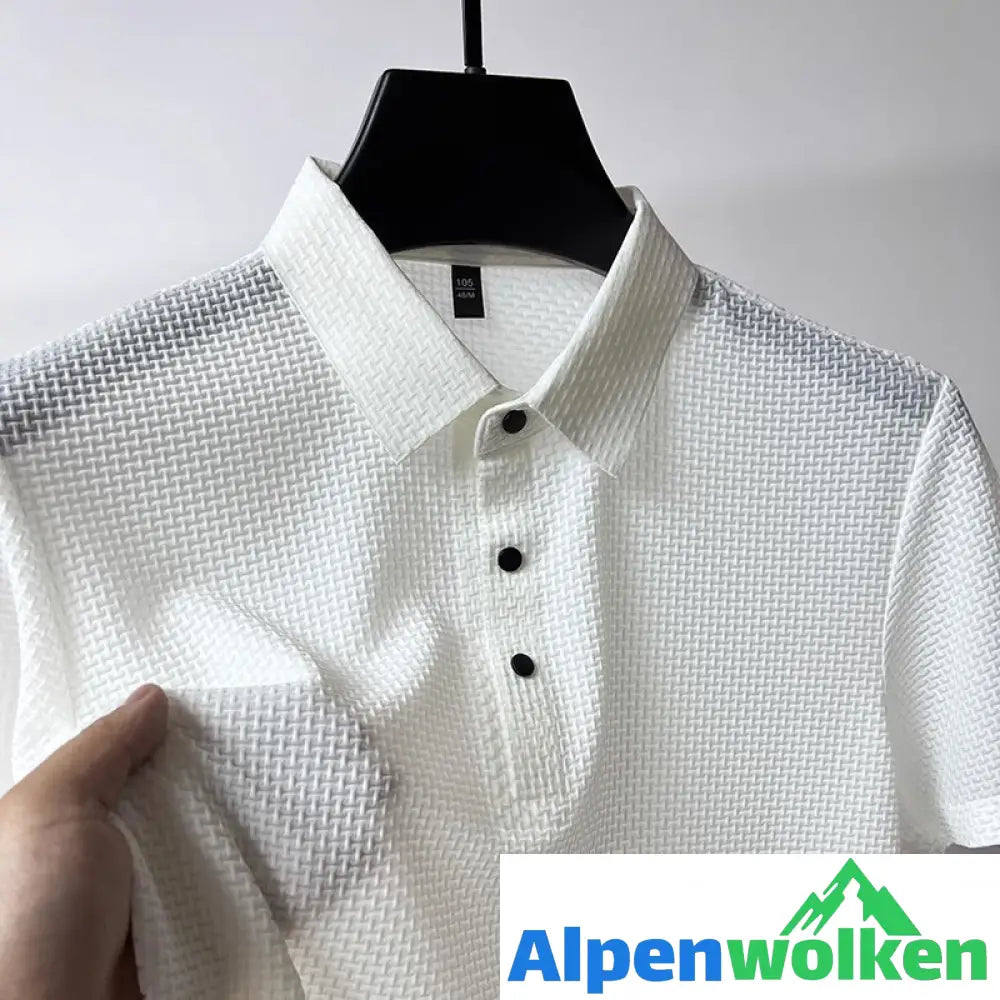 Alpenwolken - Mesh Eisseide Kurzarm T-Shirt