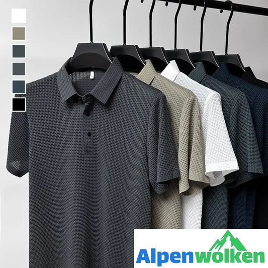 Alpenwolken - Mesh Eisseide Kurzarm T-Shirt