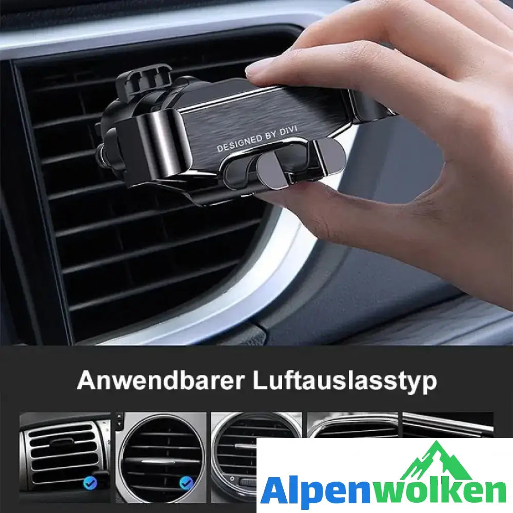 Alpenwolken - Metall Handyhalter für Auto