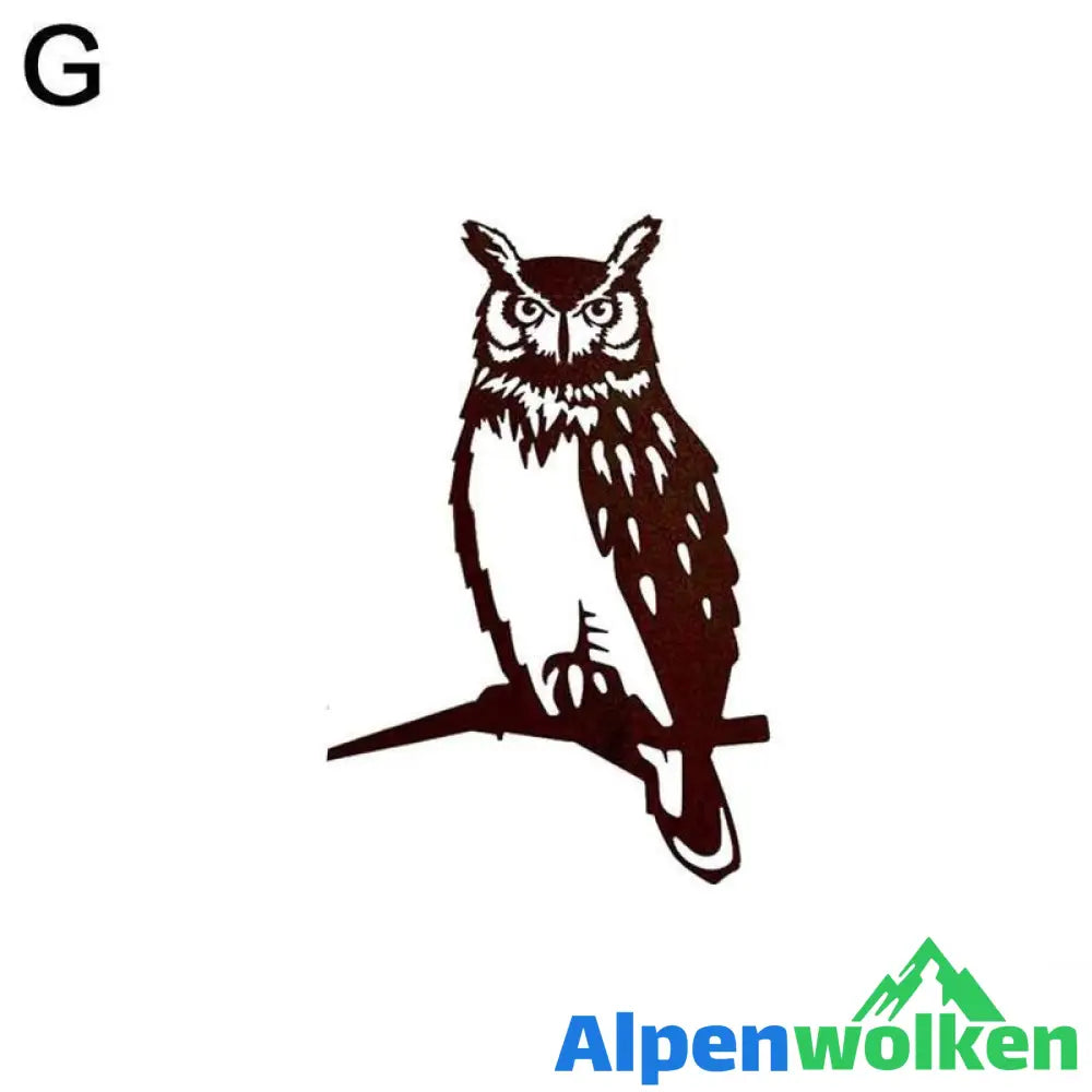 Alpenwolken - Metall Kolibri Kunst Hof