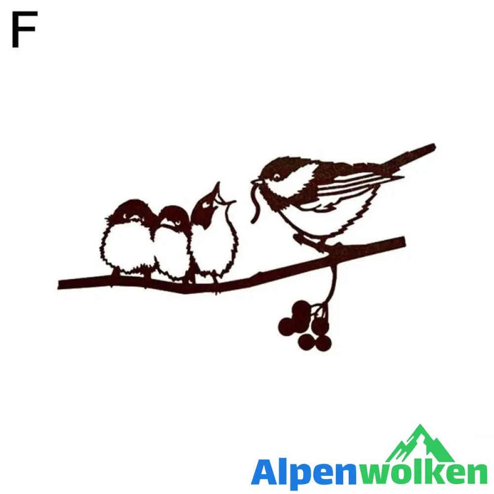 Alpenwolken - Metall Kolibri Kunst Hof