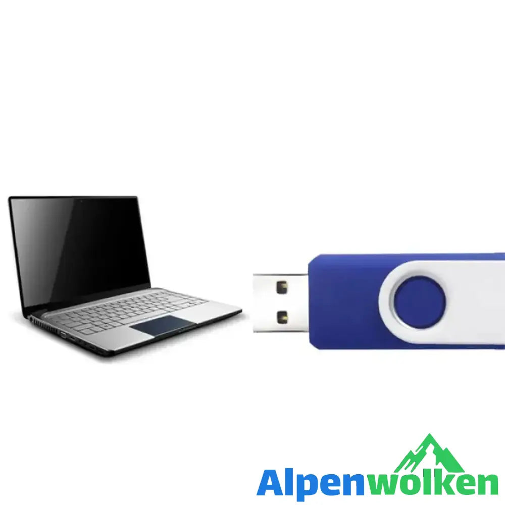 Alpenwolken - Metall rotierender USB