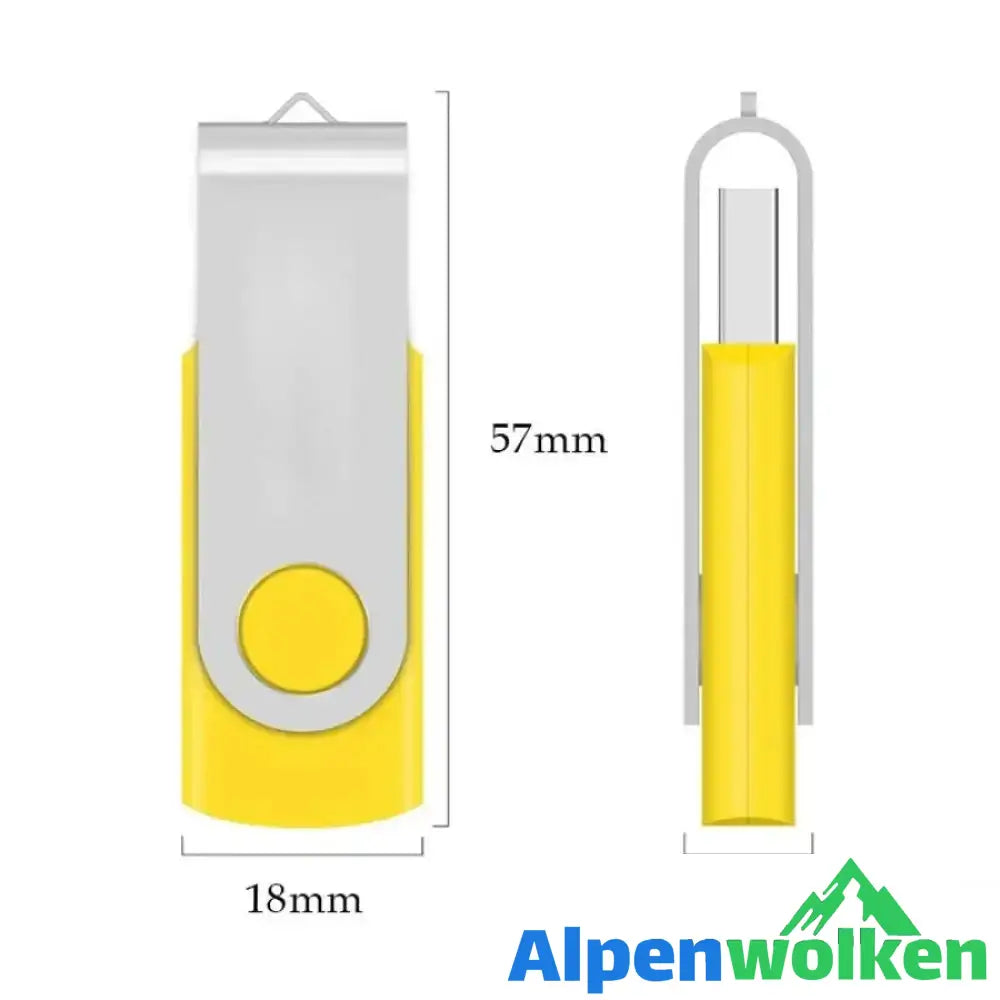 Alpenwolken - Metall rotierender USB