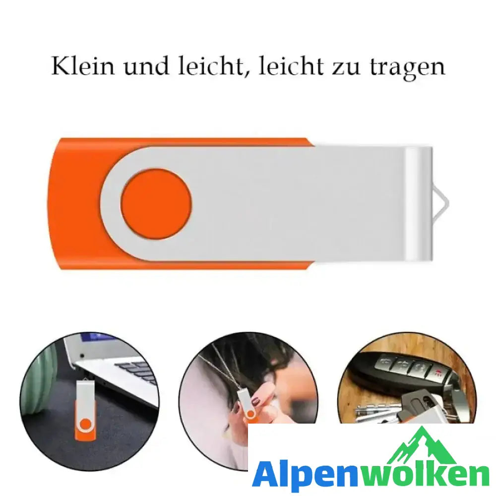 Alpenwolken - Metall rotierender USB