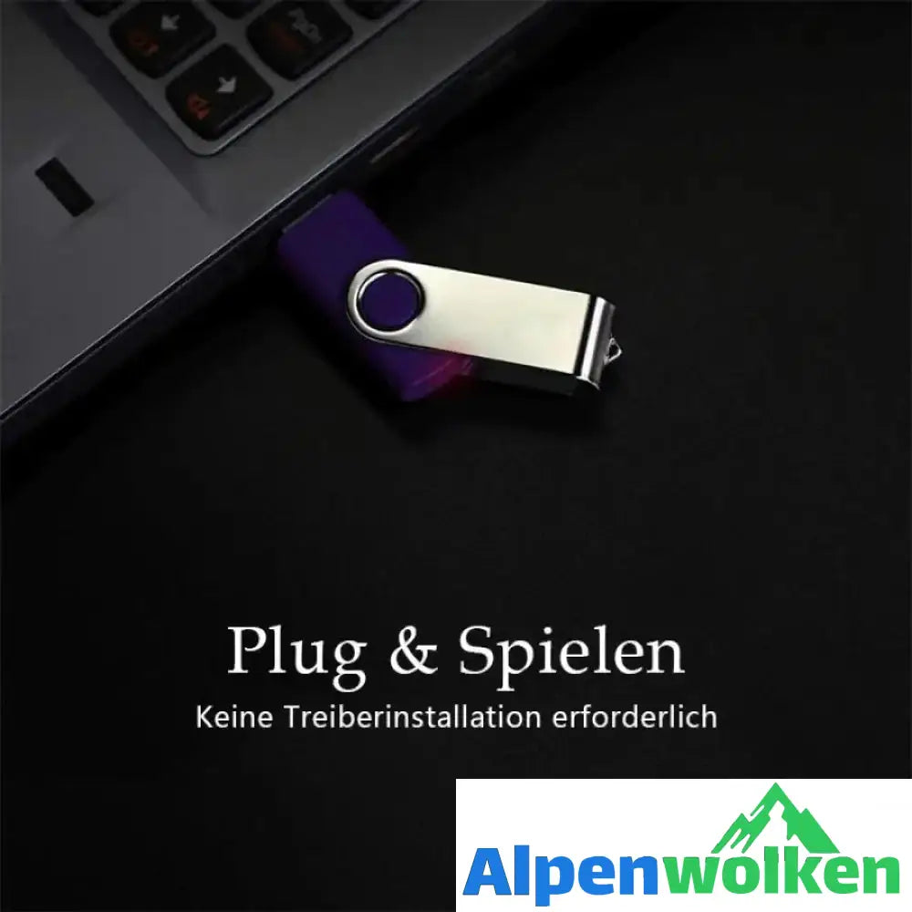 Alpenwolken - Metall rotierender USB