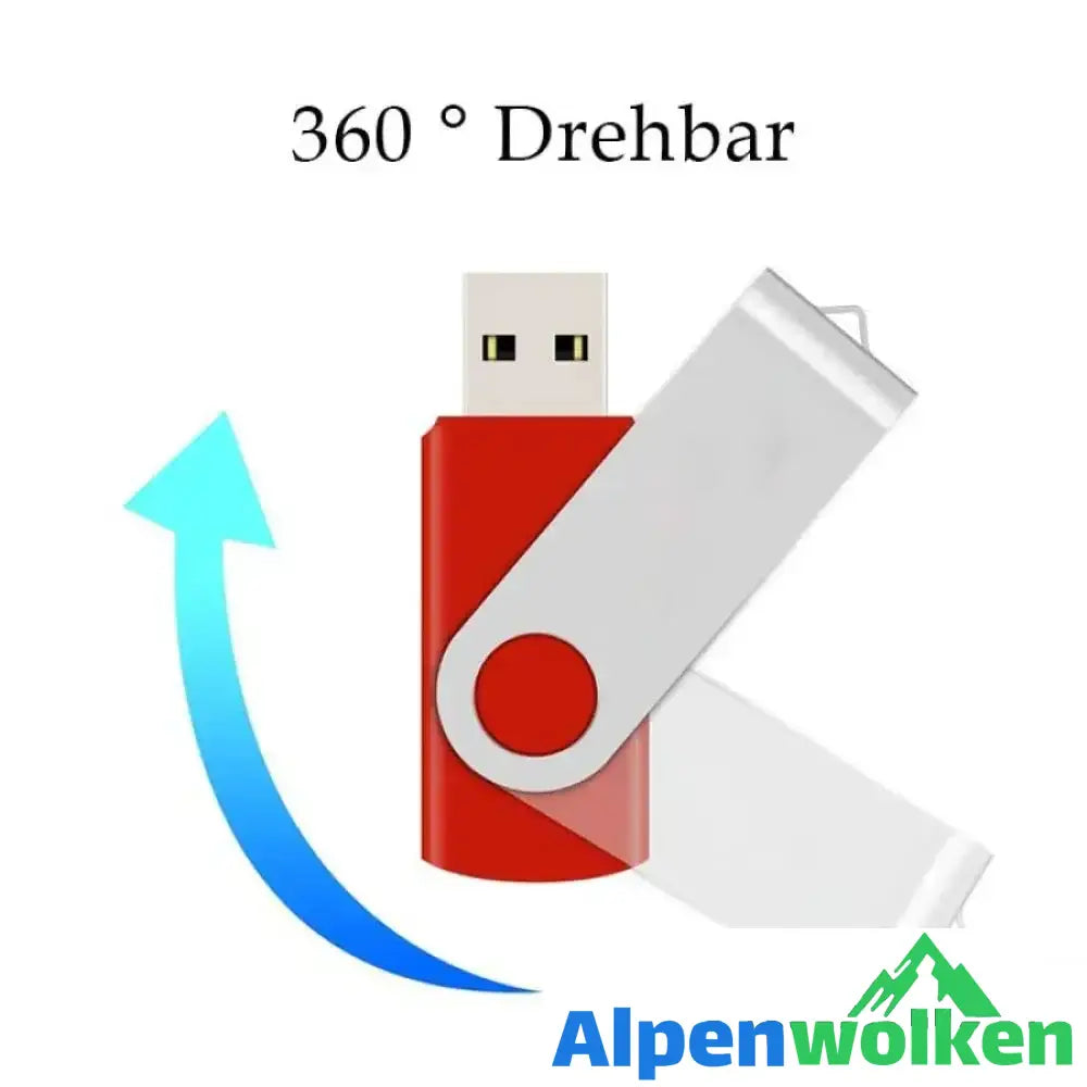 Alpenwolken - Metall rotierender USB