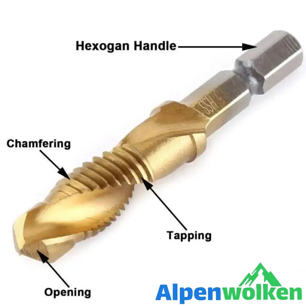 Alpenwolken - Metrisches Gewindebohrer(Set/6-teiliges)