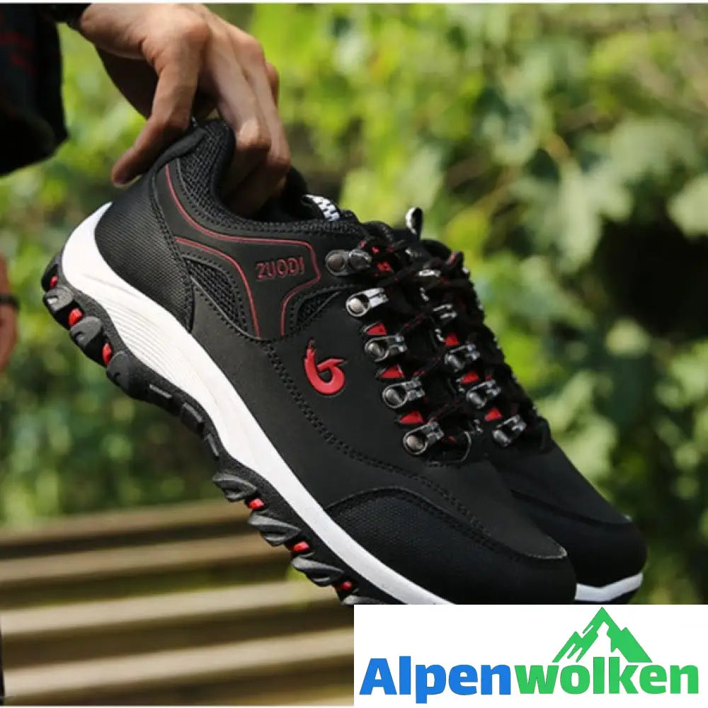 Alpenwolken - Miller Ergonomic Schmerzlinderung Freiluftschuhe Schwarz