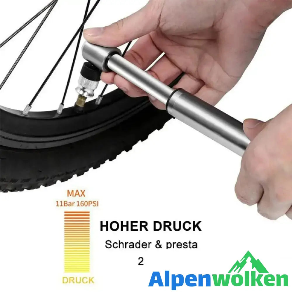 Alpenwolken - Mini-Fahrradpumpe